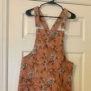 Pink Vintage Floral Dress